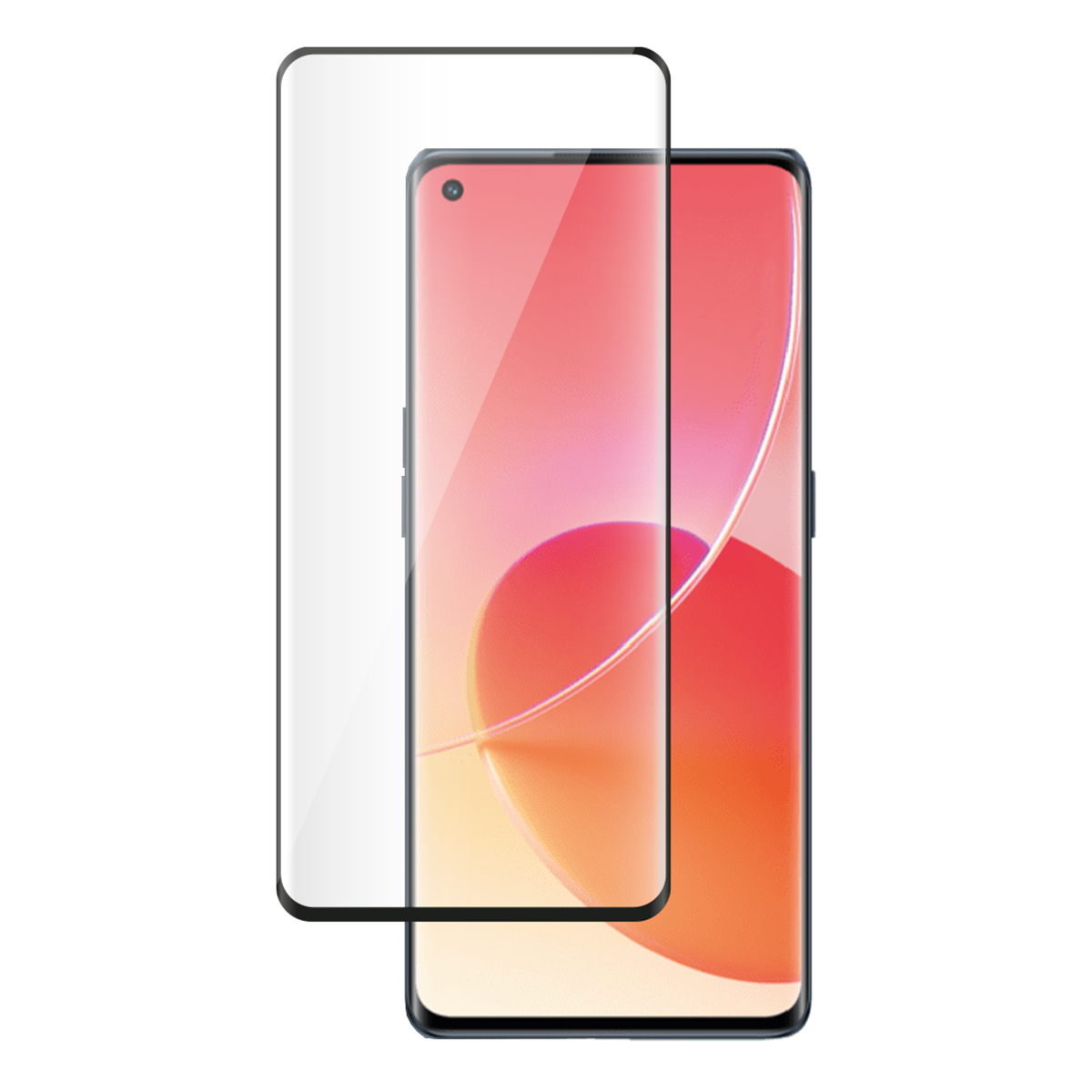 Näytönsuoja Oppo Reno6 Pro 5G Karkaistua Lasia 3D 9H