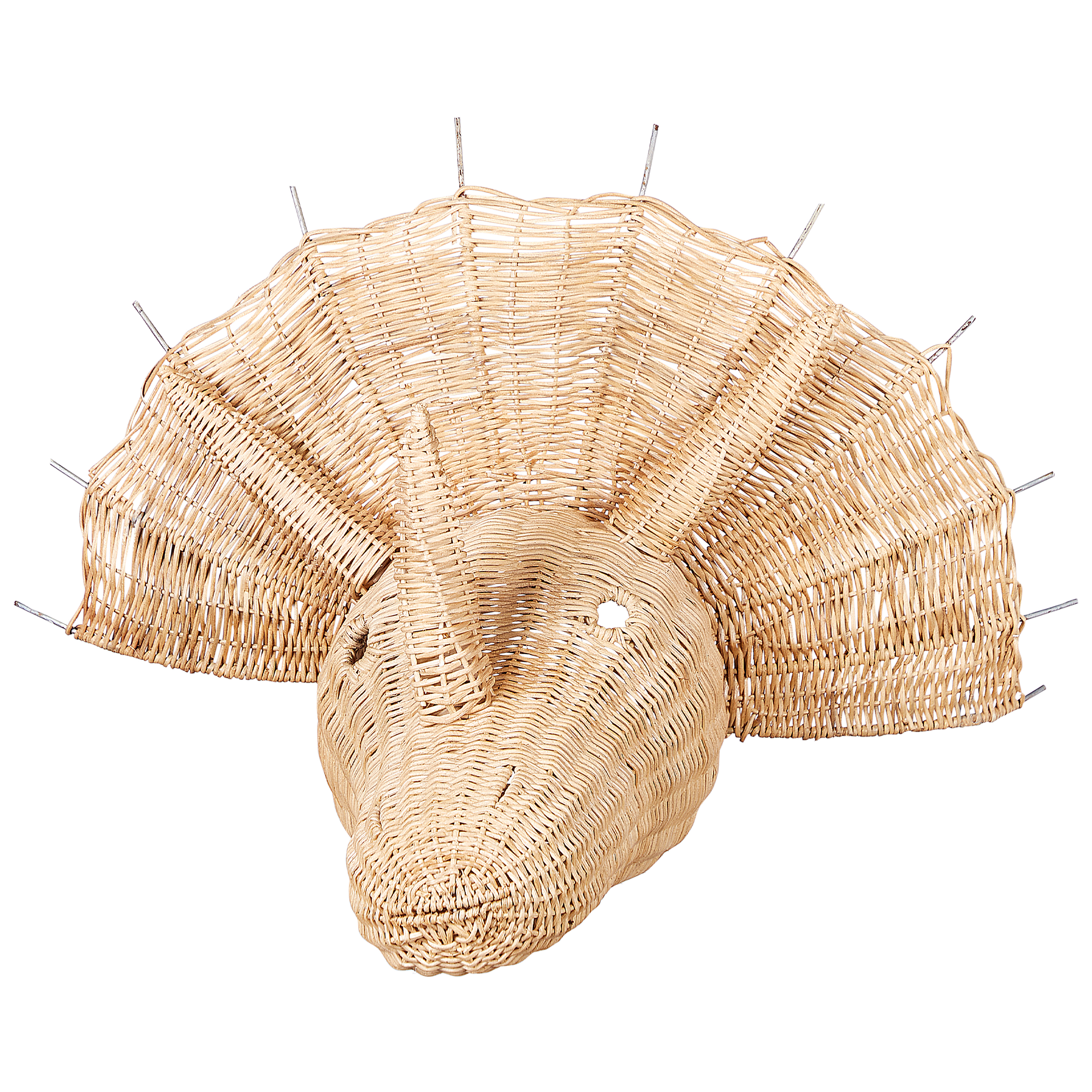 Seinäkoriste Dinosaurus BIOKO 44 cm Rottinki Luonnonväri