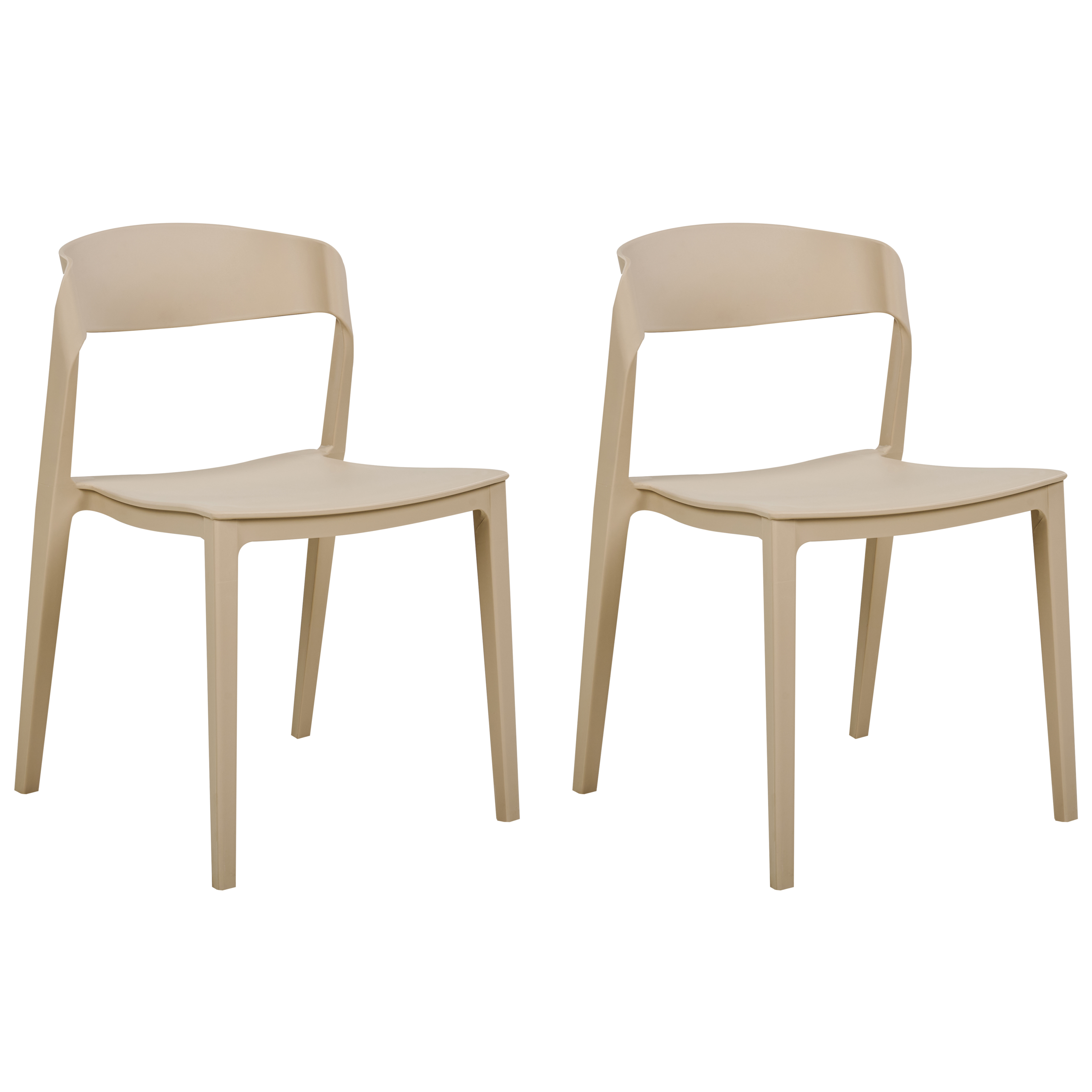 Ruokatuolisetti 2 kpl SOMERS Beige