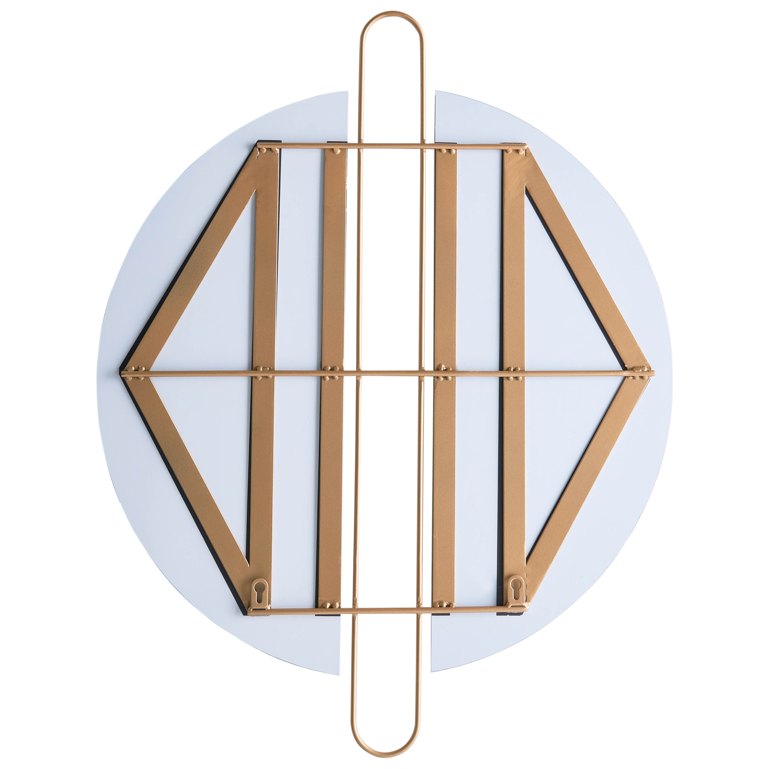 Seinäpeili  ATTIN 52 cm 65 cm Kulta