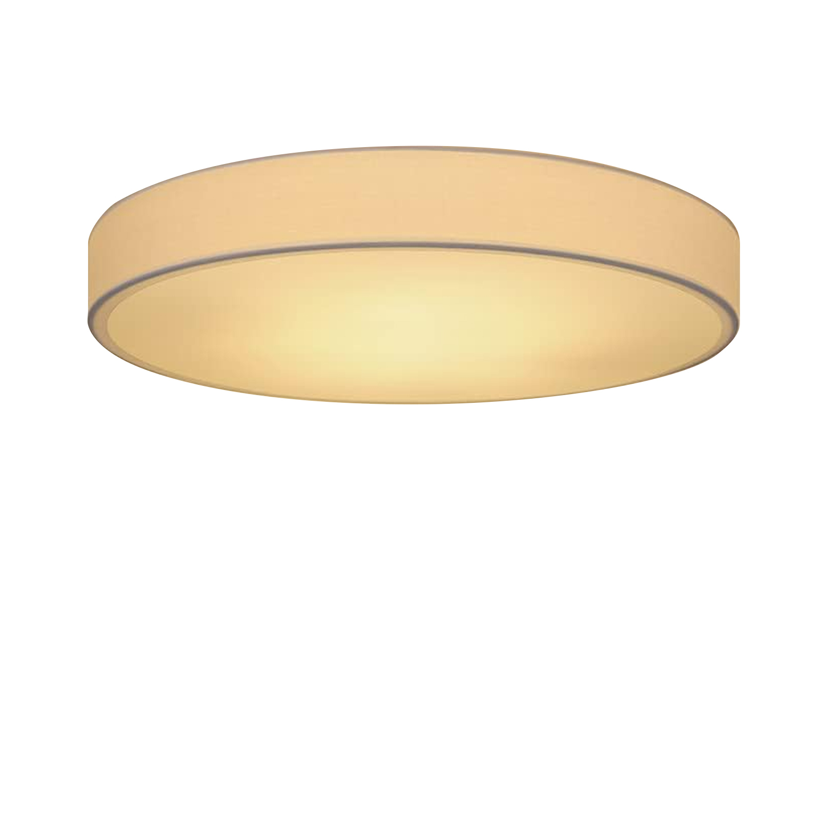 NETTLIFE LED-kattovalaisin, 38CM HimmennettäväKaukosäätimellä Valkoinen, Pyöreä ModerniKangaskattovalaisin Olohuoneeseen, Makuuhuoneeseen Eteiseen