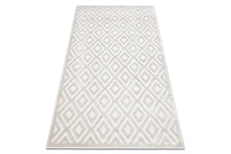 Matto SANTO STRING SIZAL 58365A timantteja, beige 120x170 cm