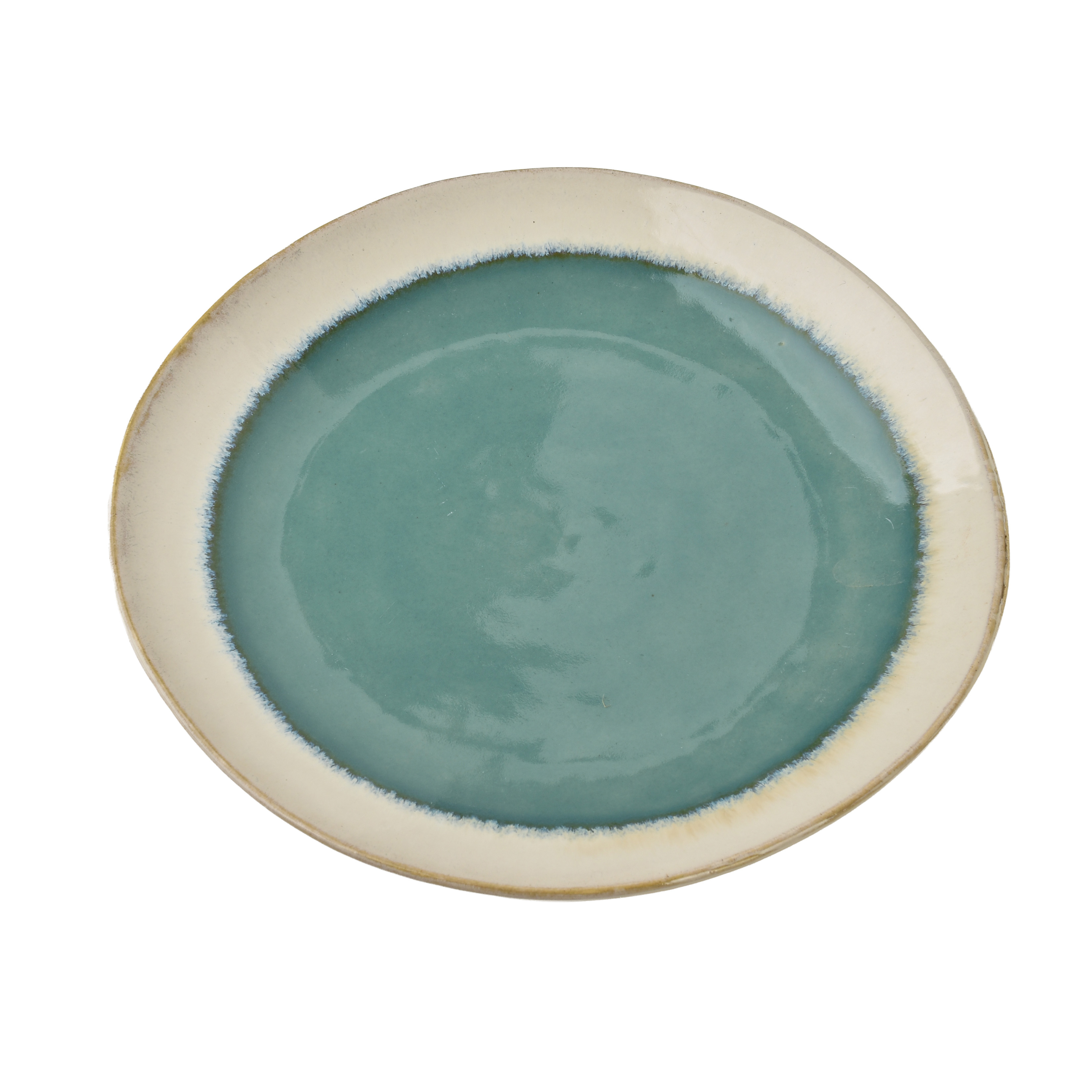 Jälkiruokalautanen keraaminen BASIC NATURE 22,5 cm luonnonväri 1 kpl