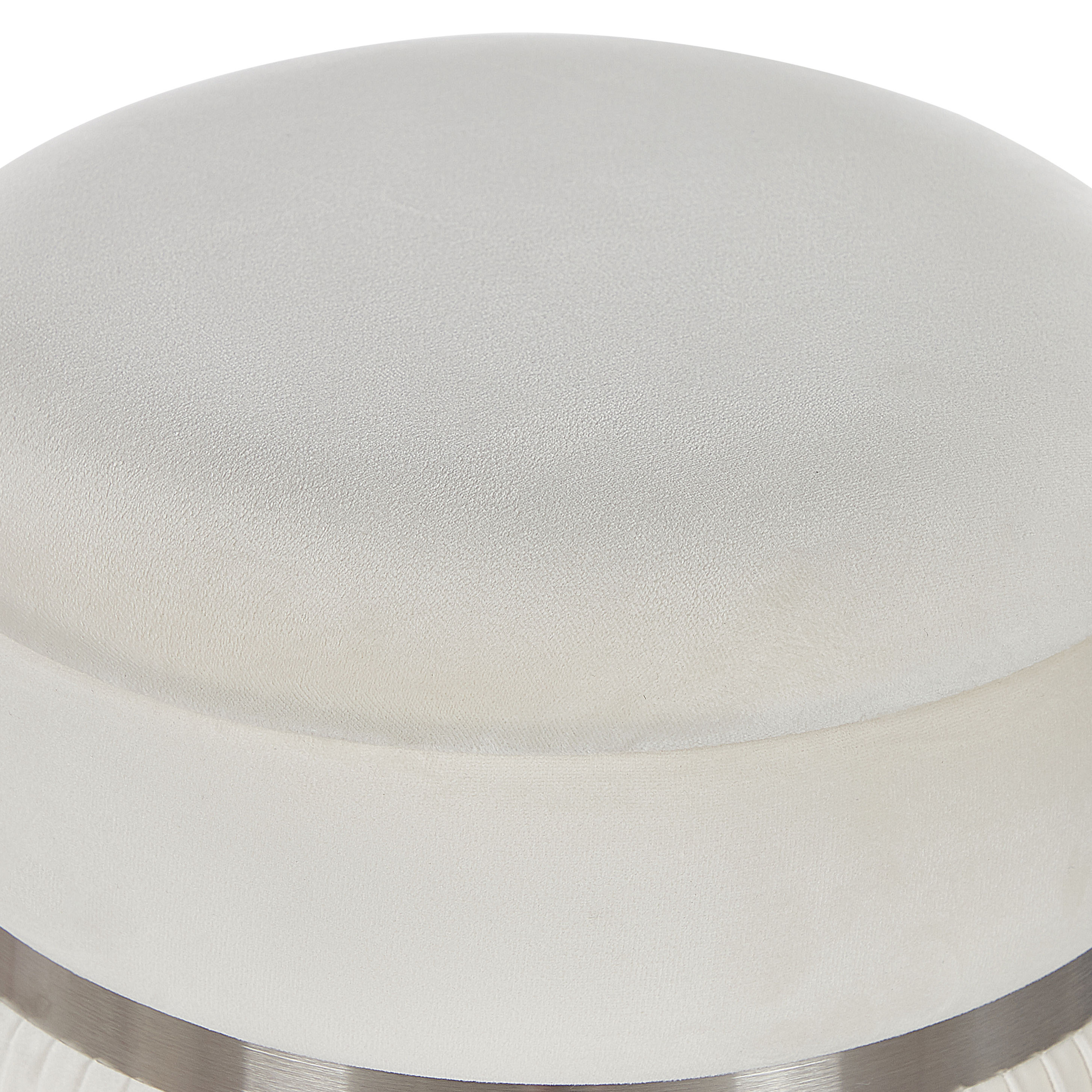 Säilytysrahisetti 2 kpl CAMDENTON sametti Luonnonvalkoinen