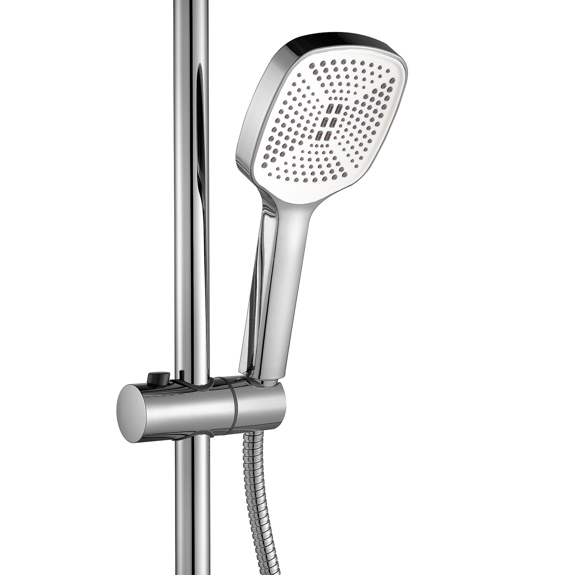 REA suihkusetti MY2021-77C ARGUS kromi, 150X43, 5X144CM