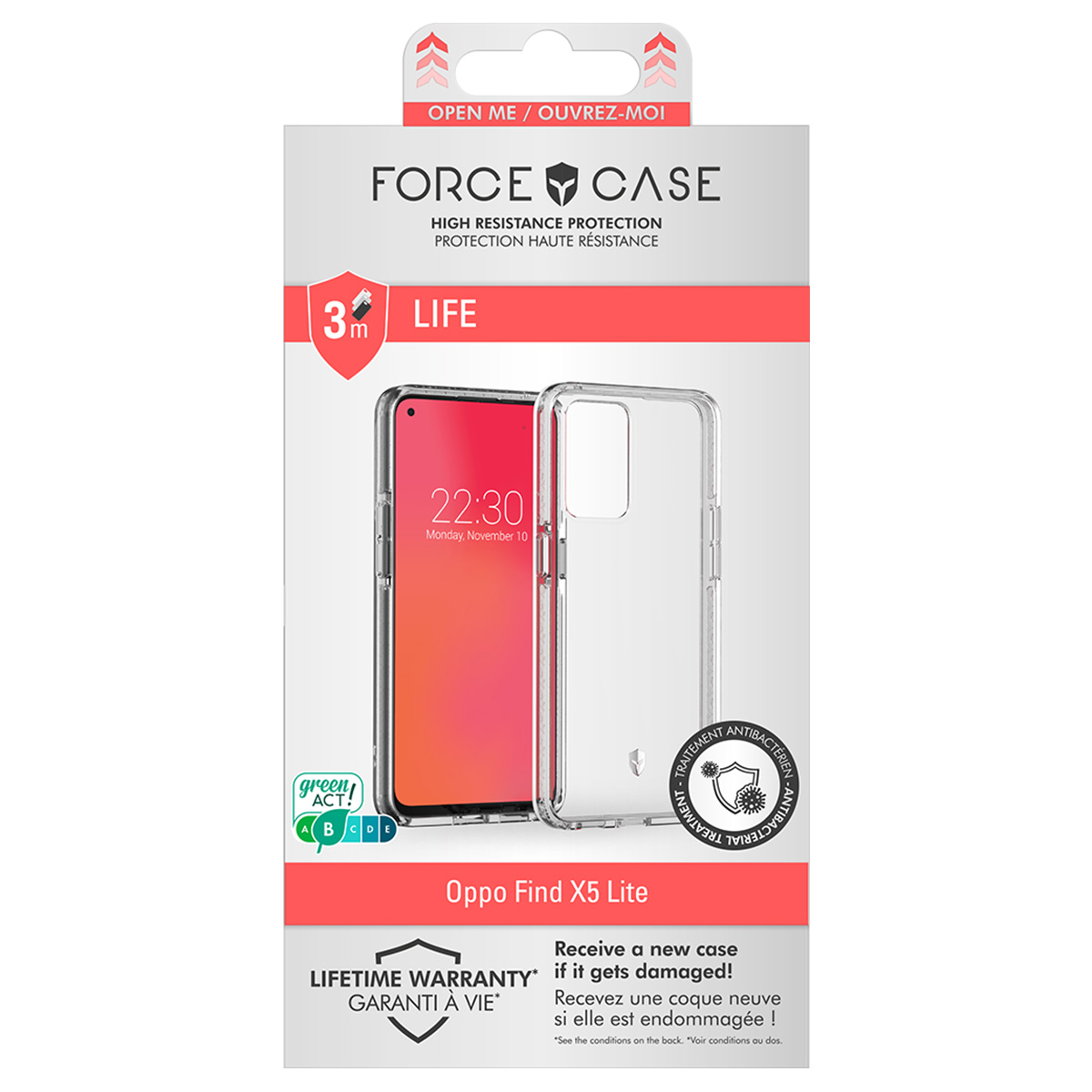 Kuori Vahvistettu Oppo Find X5 Lite LIFE