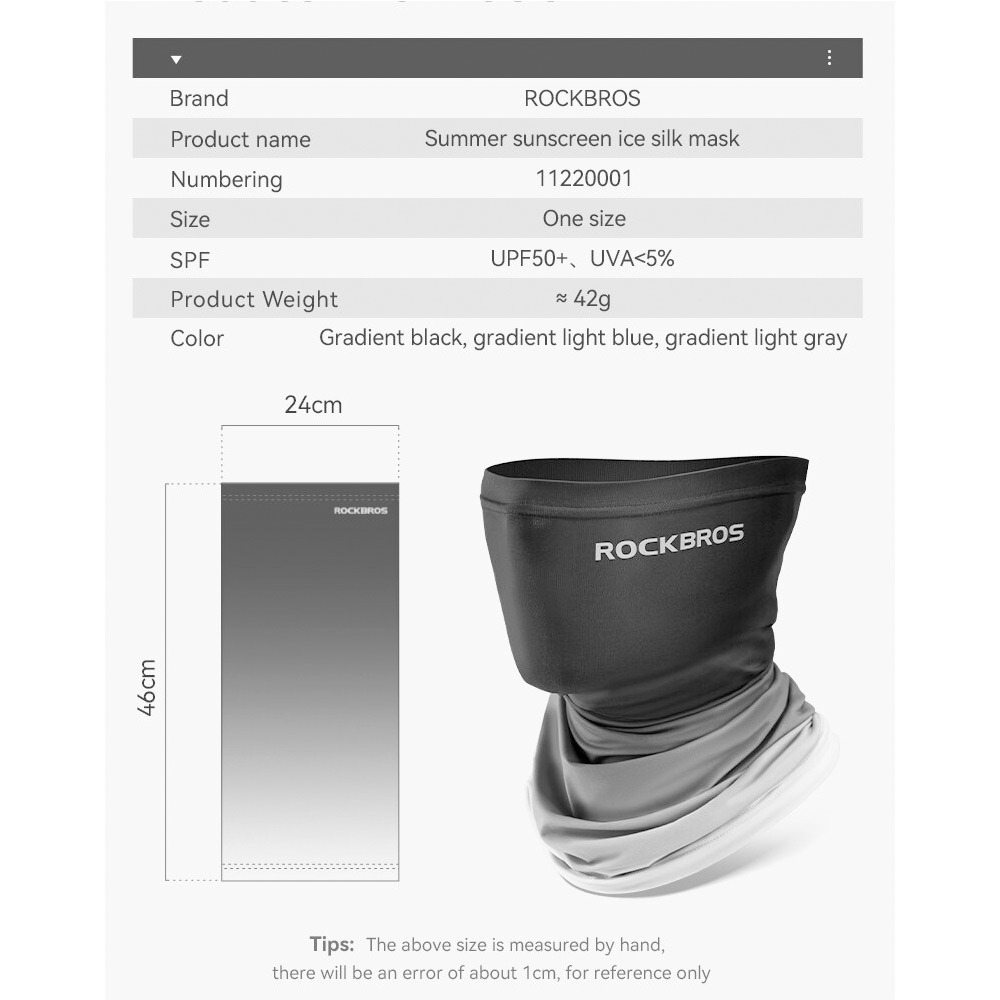 Viilennettävä kasvoside ulkoiluun, musta