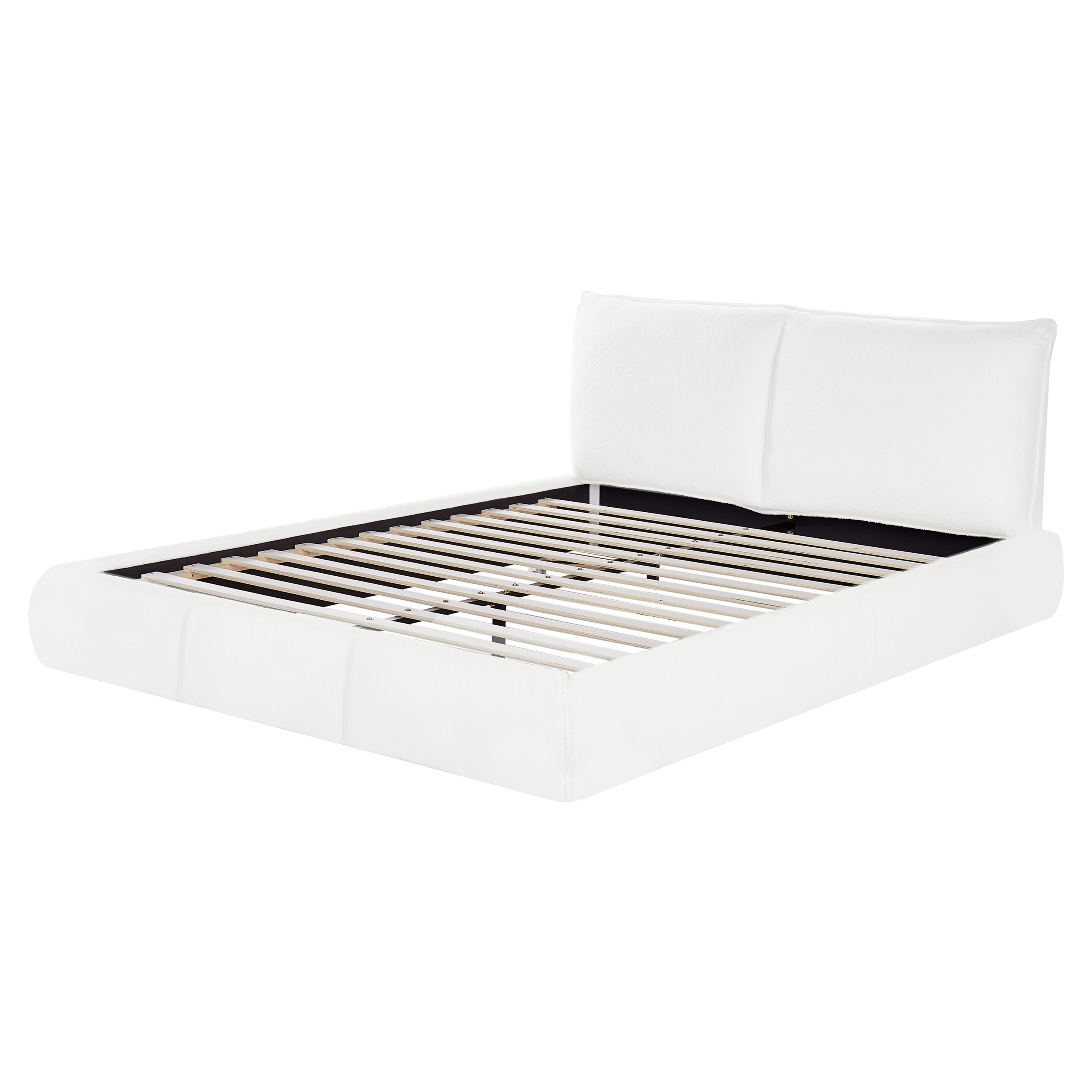 Sänky buklee VINAY 160 x 200 cm Valkoinen