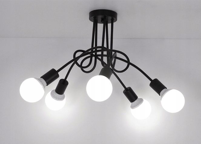 TOOLIGHT riippuva kattovalaisin 5392252 5 PARADISE musta, 70x70x40cm