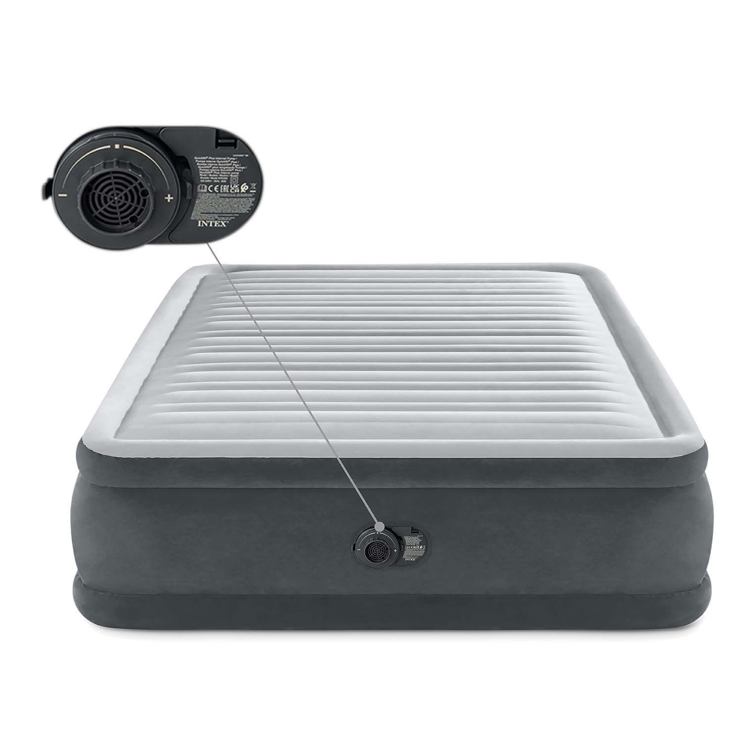 Ilmatäytteinen patja 203x152x46 cm integroidulla sähköpumpulla INTEX 64414ND