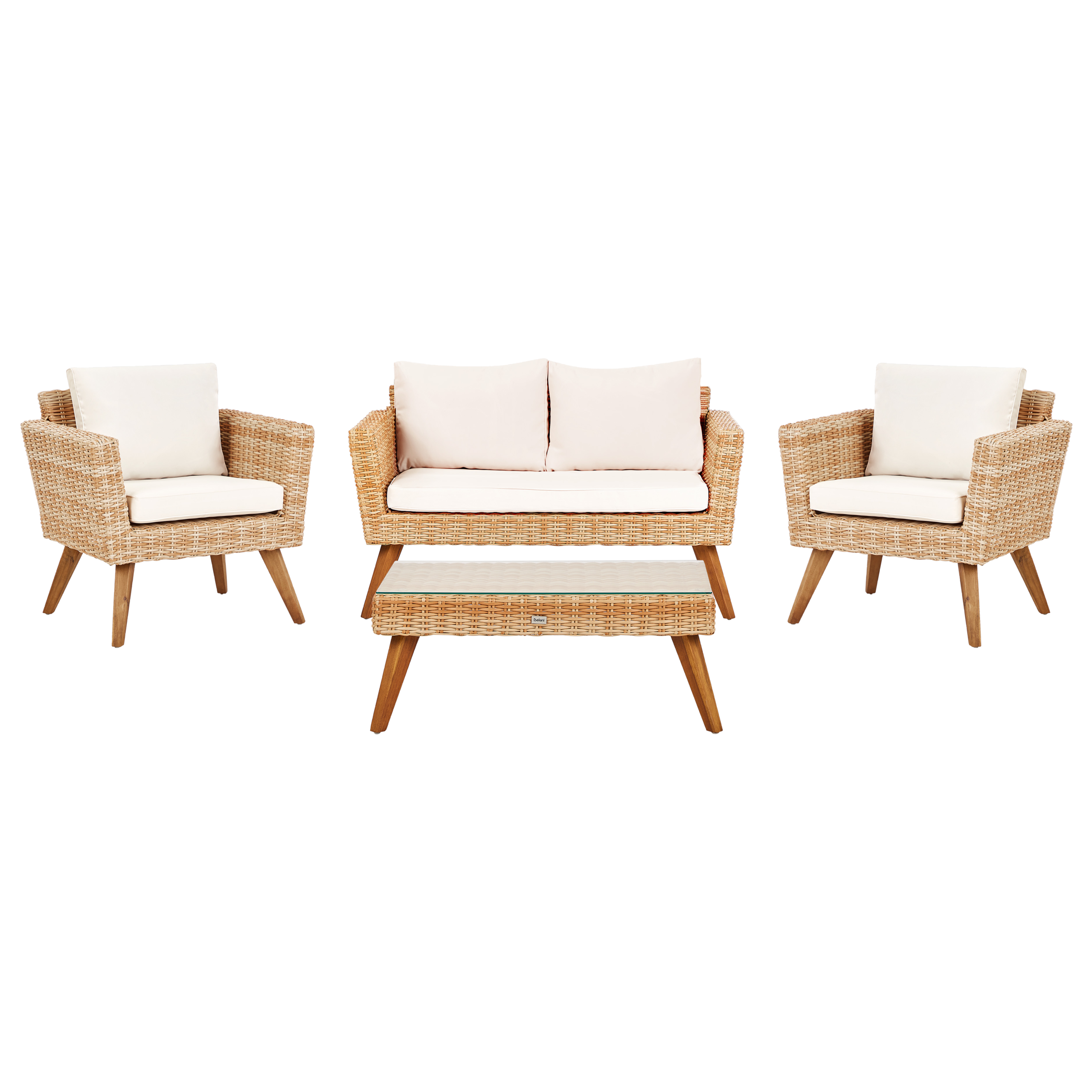 Ulkotyynyjen päällissetti VITTORIA Luonnonvalkoinen