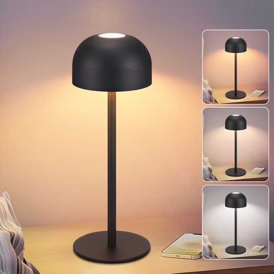 NETTLIFE Langaton LED-pöytävalaisin: Himmennettävä kosketuspöytävalaisin, jossa 3 värilämpötilaa, USB
