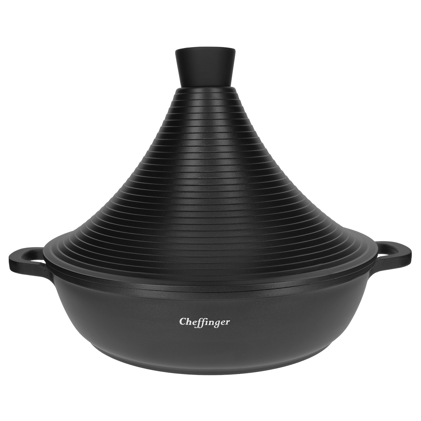 28 cm Marmoripinnoitettu Tagine-pata Soft-touch Kahvoilla