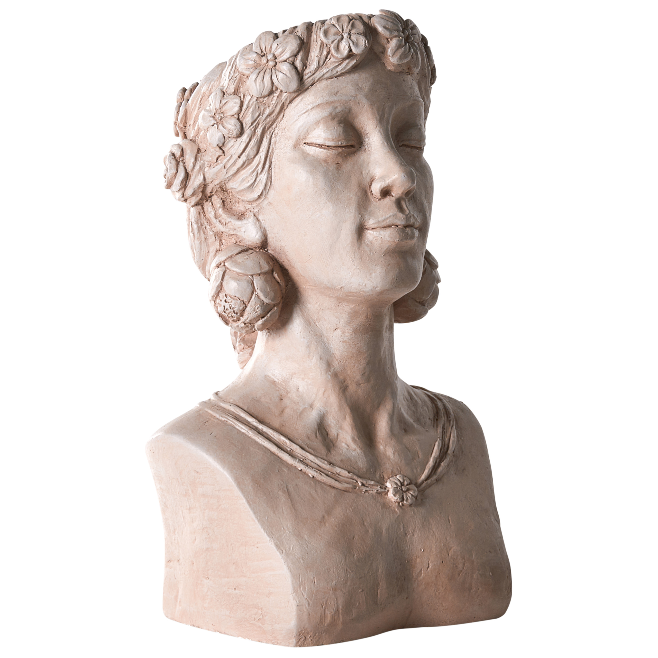 Kukkaruukku Rintakuva MIRTO 30 cm Beige