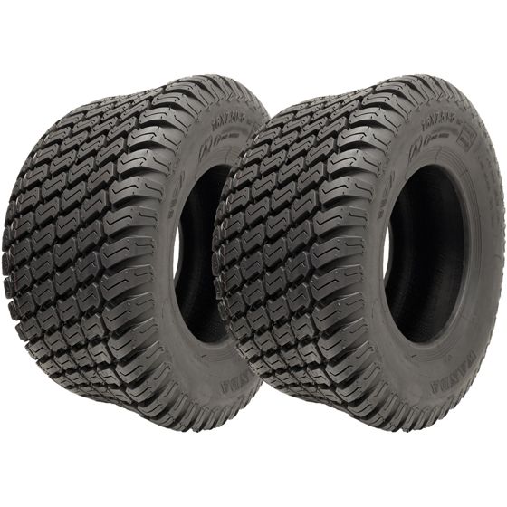 16x7,50-8 nurmikkorenkaat, 4-kerroksiset Wanda P332 Turf Ride On -ruohonleikkurin renkaat (2 kpl:n sarja)