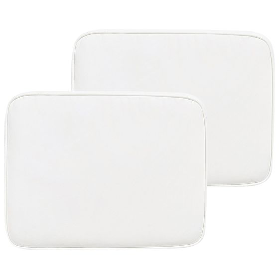 Puutarhatuolien istuintyynysetti 2 kpl FIJI 29 x 38 cm Luonnonvalkoinen