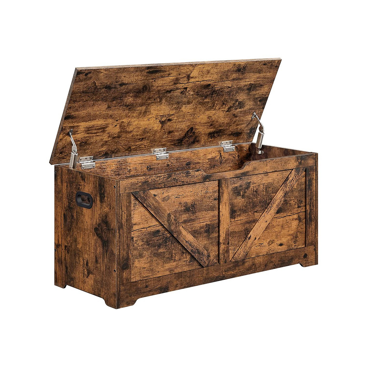 Vasagle säilytysarkku, 40 × 100 × 46 cm, rustiikinruskea, LSB060T01