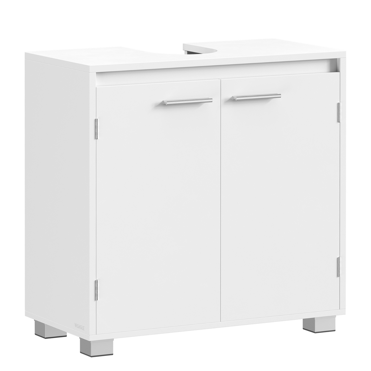 Vasagle allaskaappi, 2 lokeroa, 30 × 60 × 60 cm, pilvenvalkoinen, BBK506W01