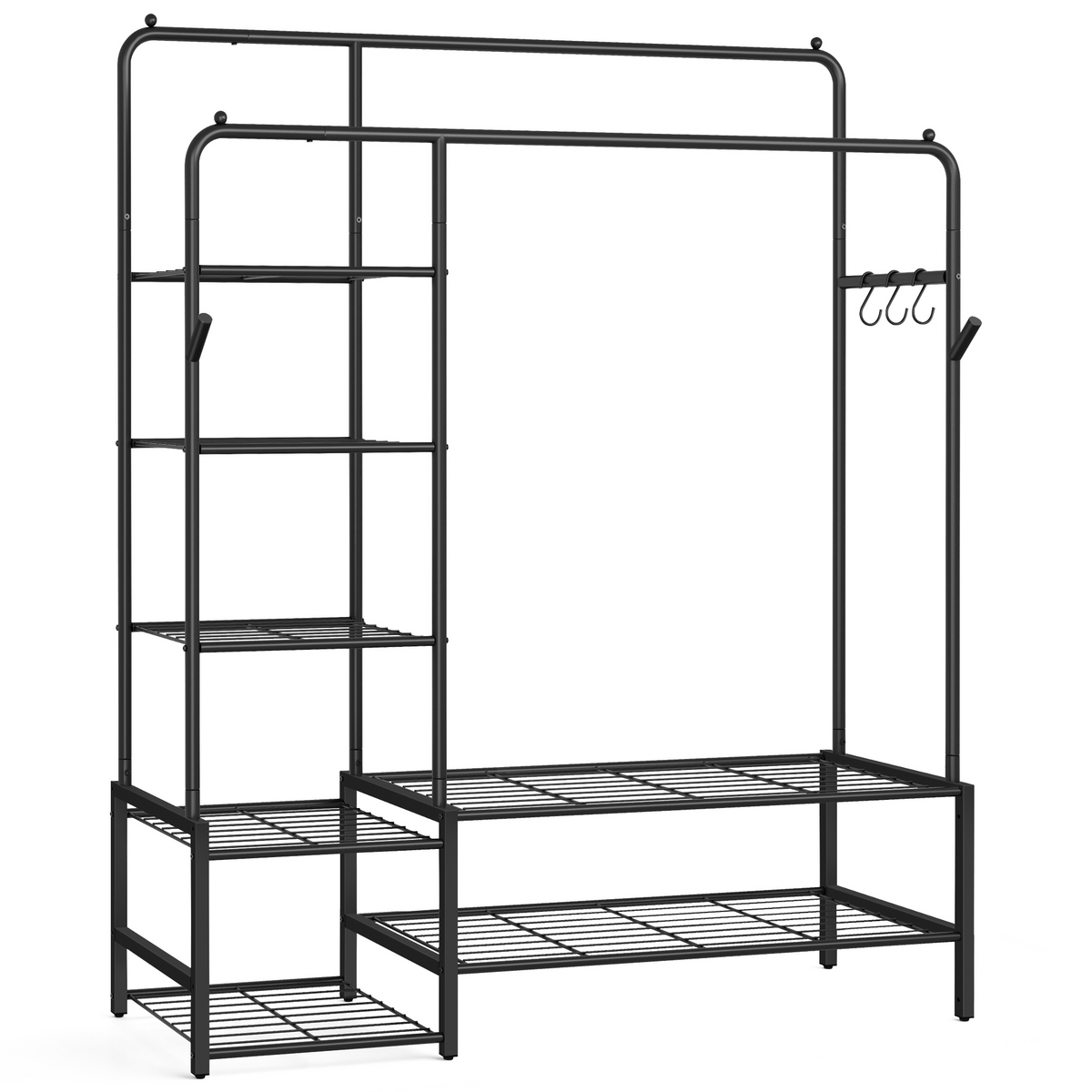 Songmics vaatetanko, musta, HSR182B01