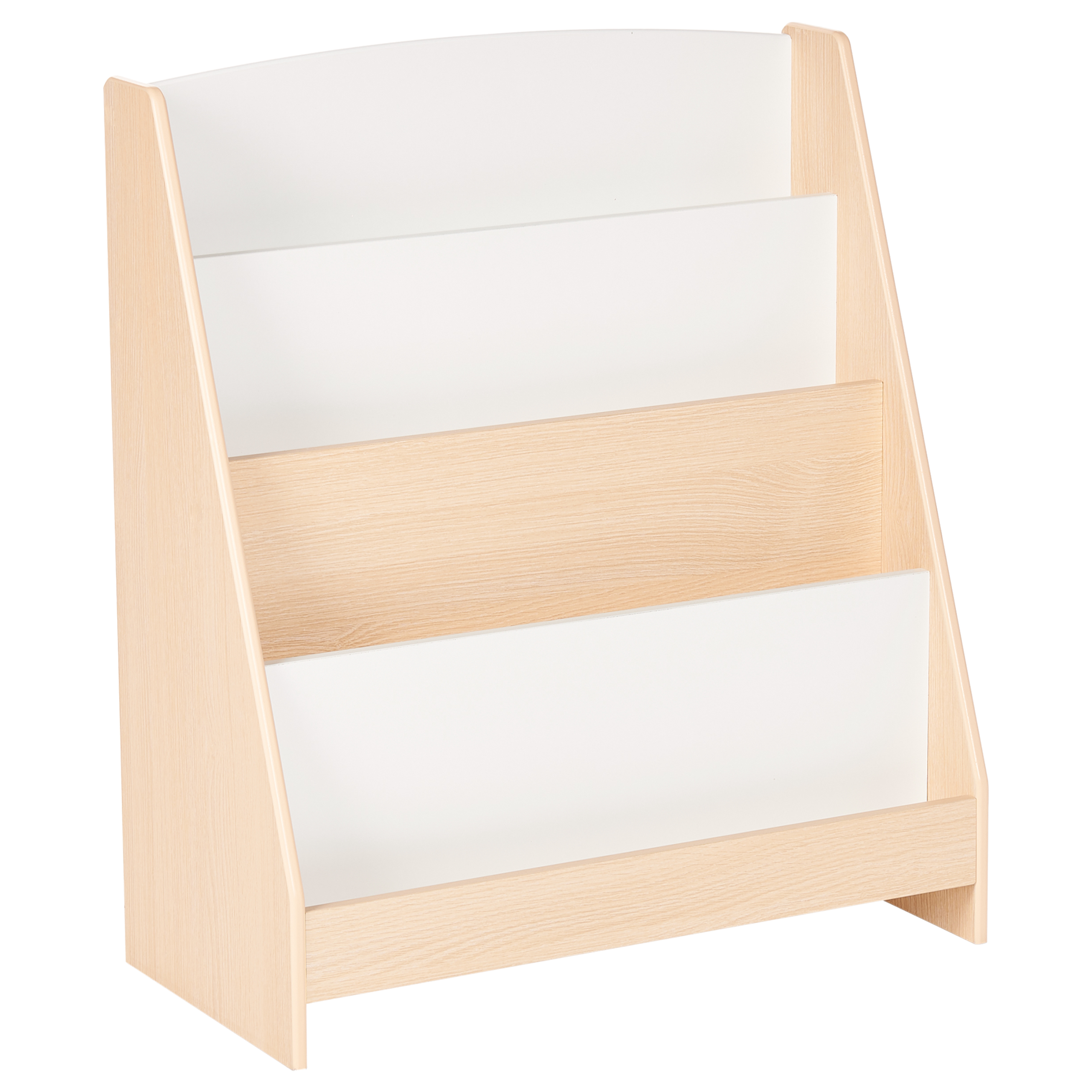 Kirjahylly 4 tasoa LILOET 70 cm Vaaleanruskea