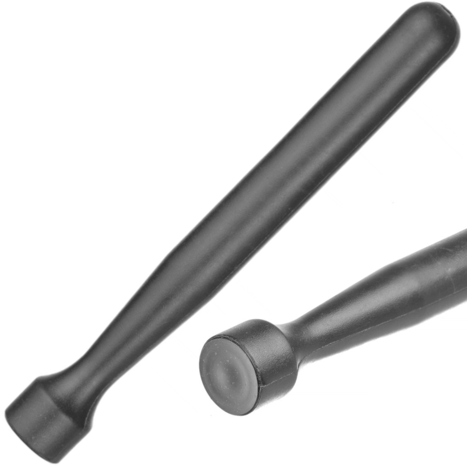 Mortteli, survin ja tamper, musta