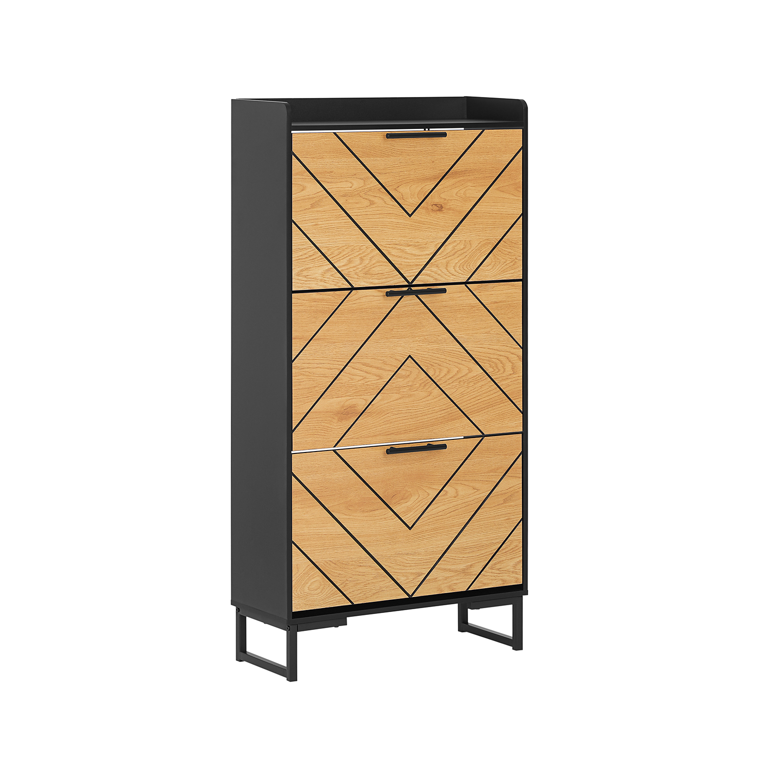 SoBuy Kenkäkaappi FSR164-SCH 3-hyllyinen ekolaatuinen