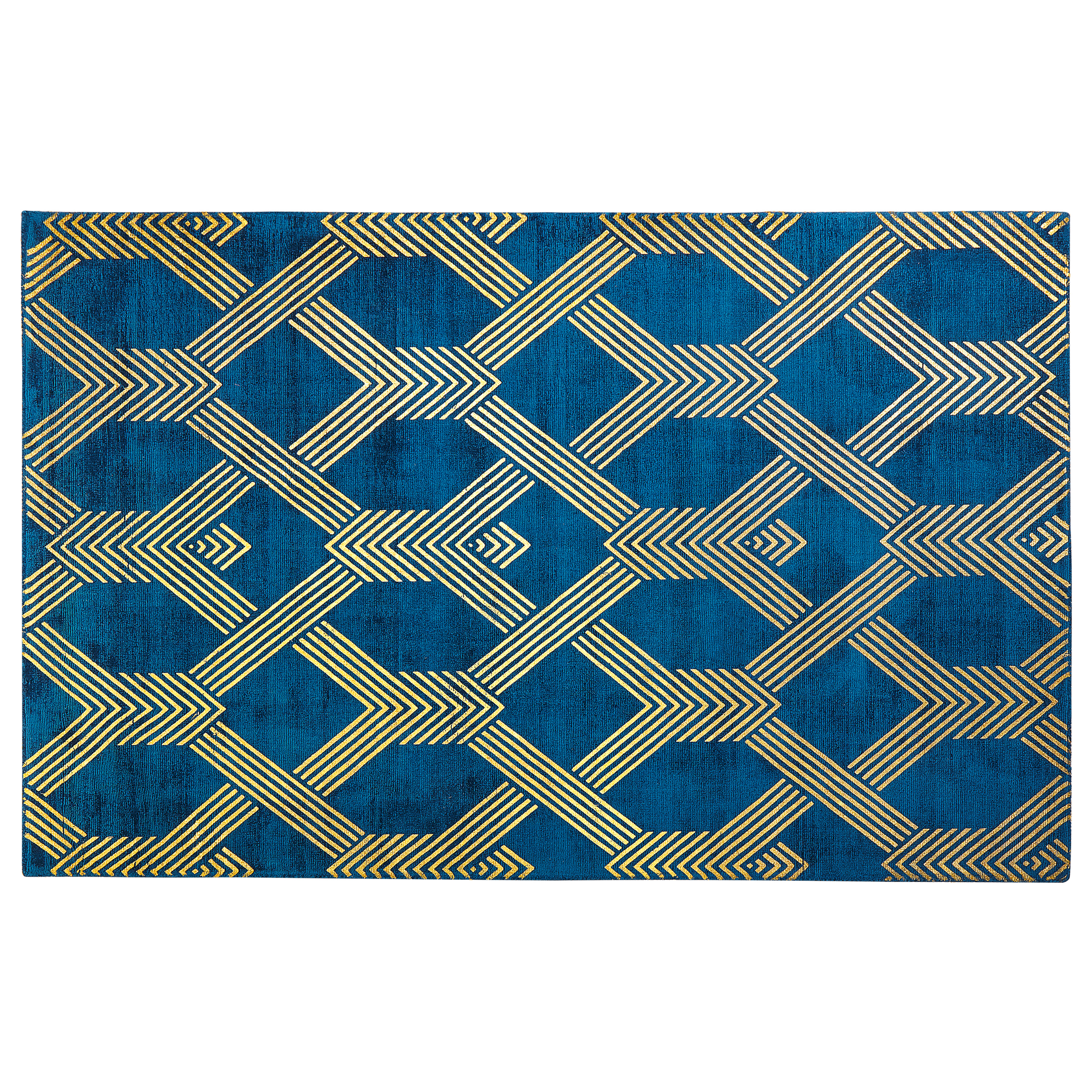 Matto VEKSE Sininen 140 x 200 cm Viskoosi