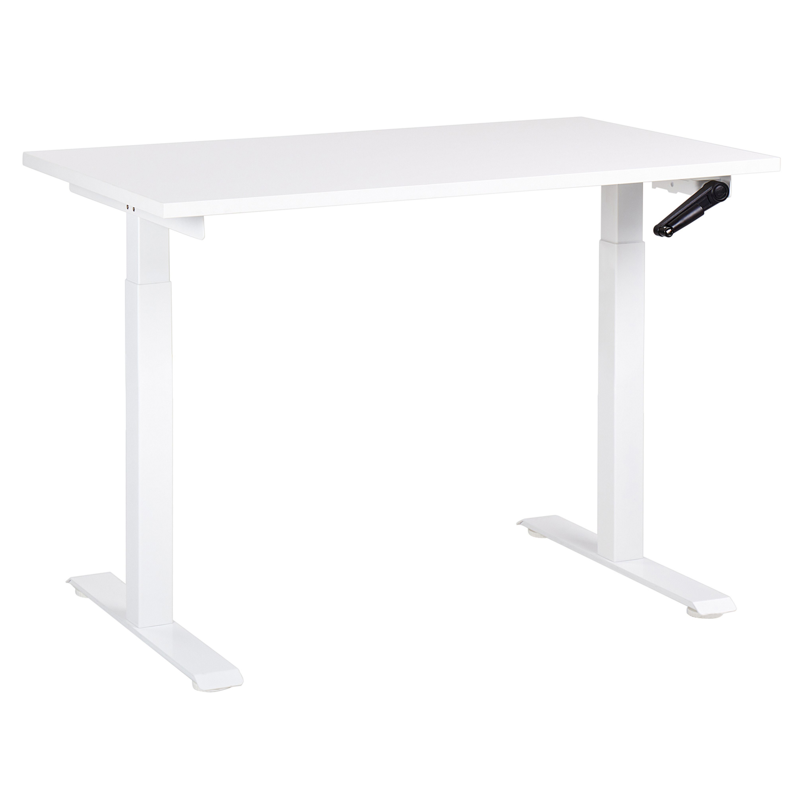 Manuaalisesti säädettävä työpöytä DESTINES Valkoinen 120 cm 72 cm