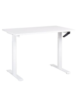 Manuaalisesti säädettävä työpöytä DESTINES Valkoinen 120 cm 72 cm