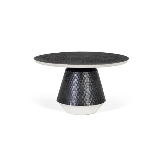 Pyöreä alumiininen sohvapöytä