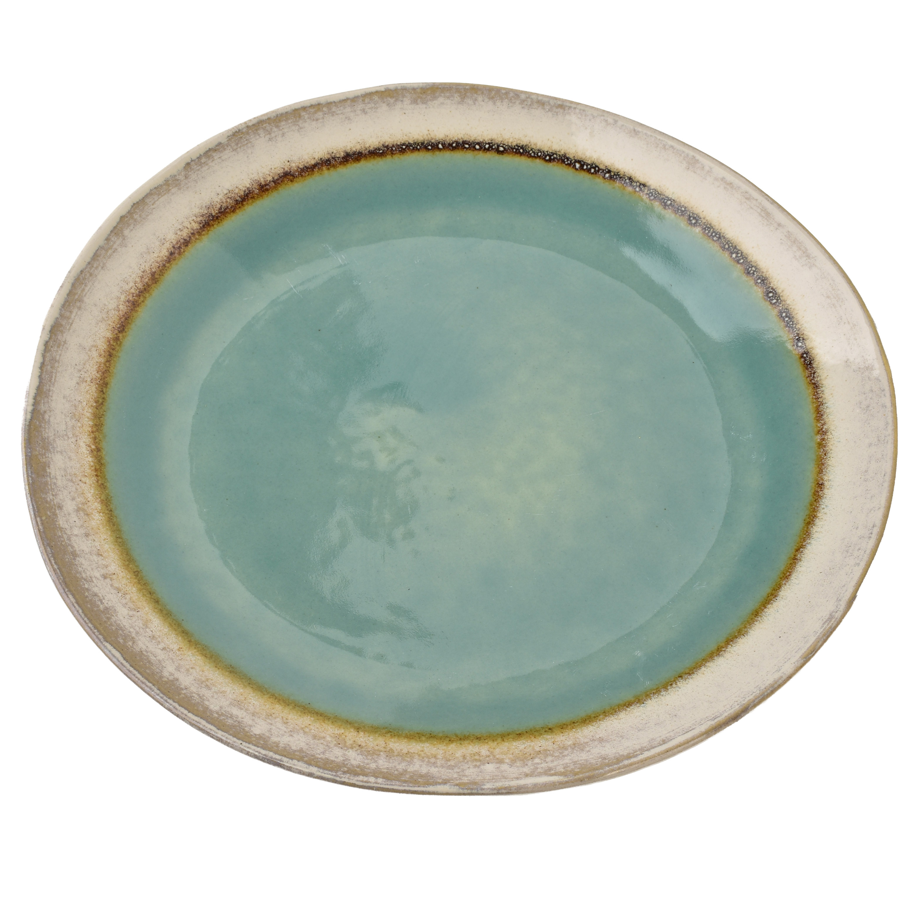 Ruokalautanen keraaminen BASIC NATURE 27,5 cm luonnonvärinen 1 kpl