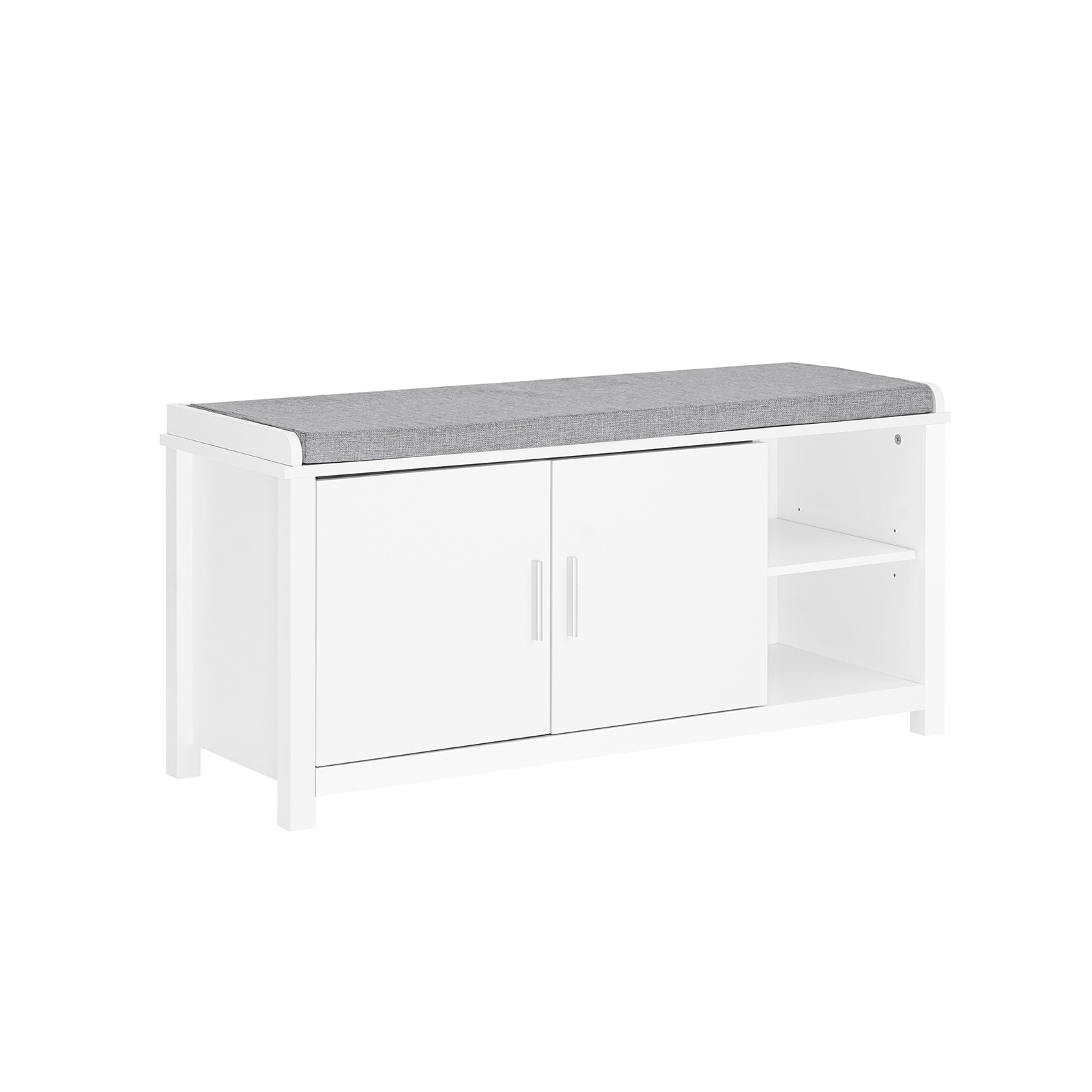 SoBuy Kenkäpenkki FSR168-W ekologinen valkoinen 105x35x51cm