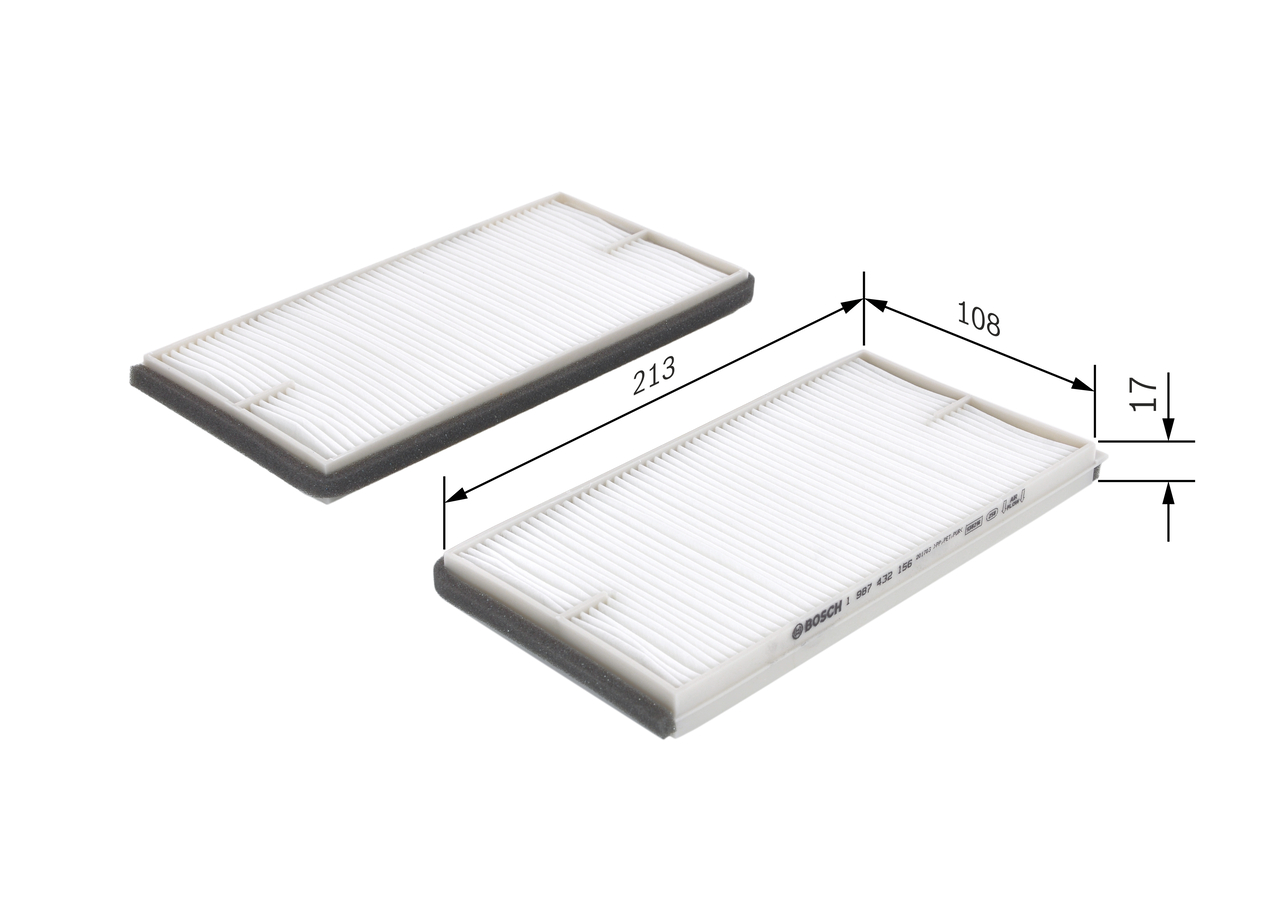 Bosch Ohjaamosuodatin 1987432156