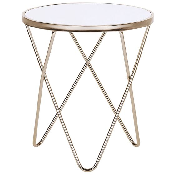 Sivupöytä MERIDIAN karkaistu lasi Kulta