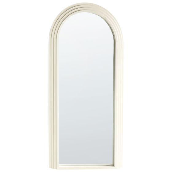 Seinäpeili DIJON 80 cm 170 cm Puu Luonnonvalkoinen