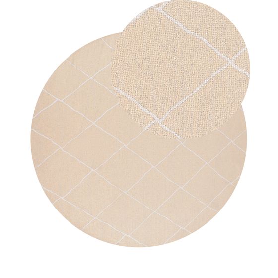 Ulkomatto GWALIOR Beige ø 160 cm