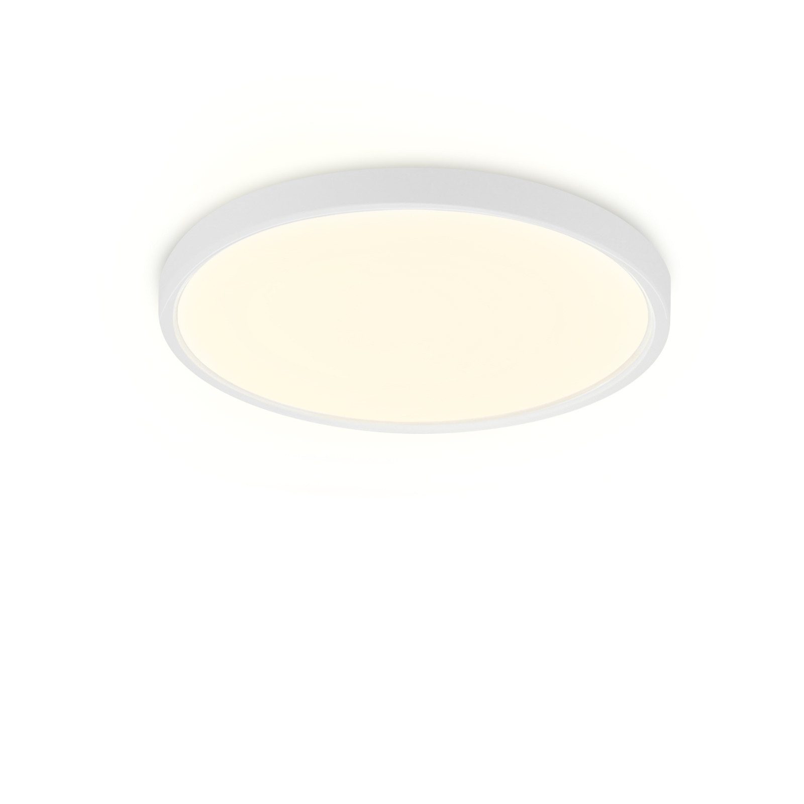 NETTLIFE LED-kattovalaisin, litteä, musta, 18cm, 15W, pyöreäKylpyhuone, pieni, lämminValkoinen, 3000K