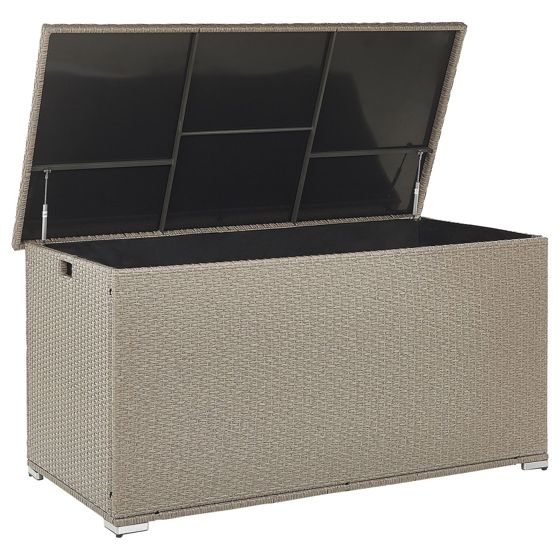 Säilytyslaatikko MODENA polyrottinki 155 cm 75 cm Ruskeanharmaa