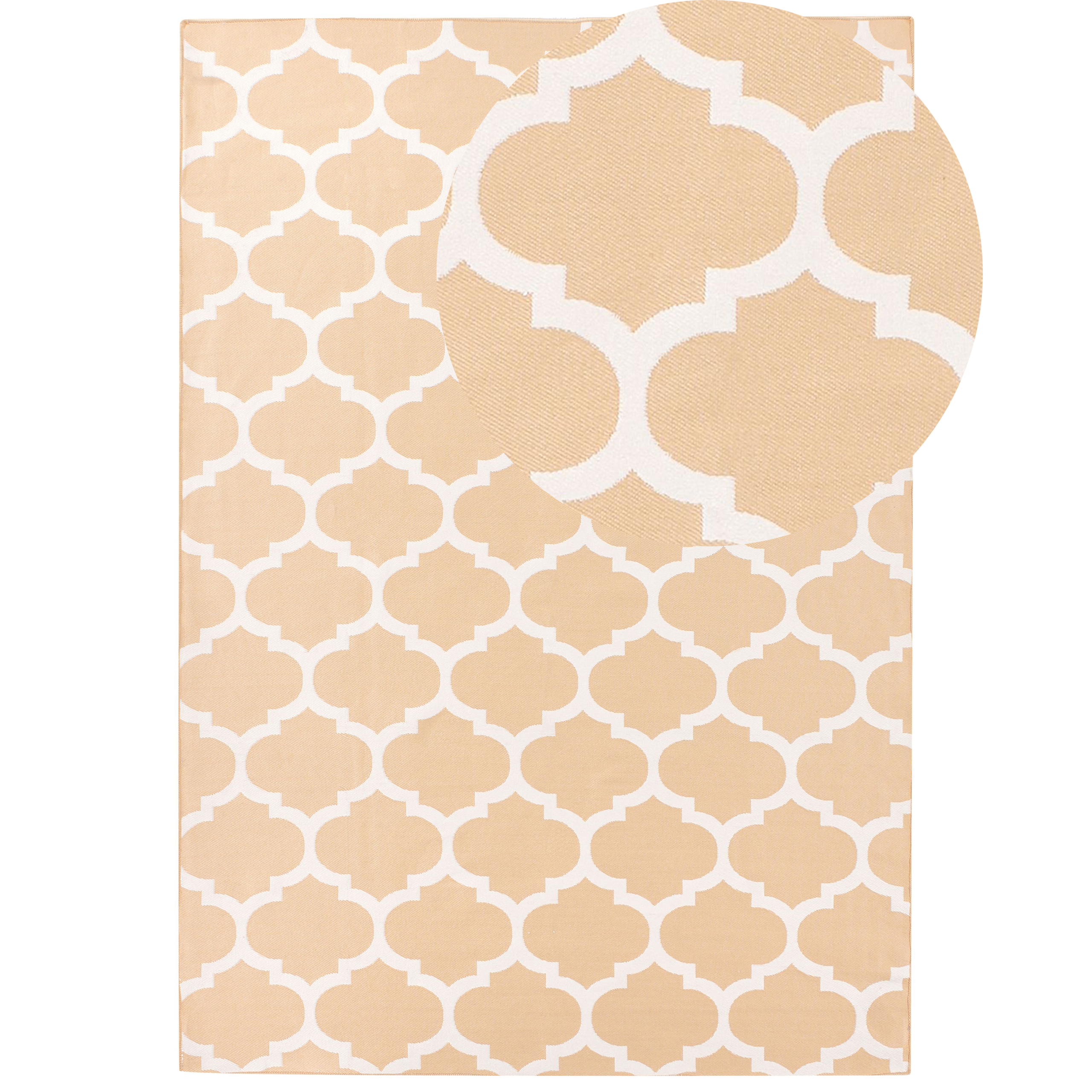 Ulkomatto AKSU Beige 160 x 230 cm kaksipuolinen