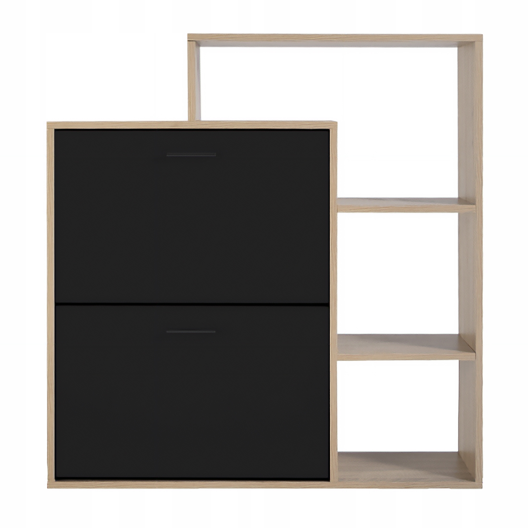 Kenkäkaappi, 2-lokeroinen hylly, KENGÄT, tilava lipasto eteiseen, HYLLY