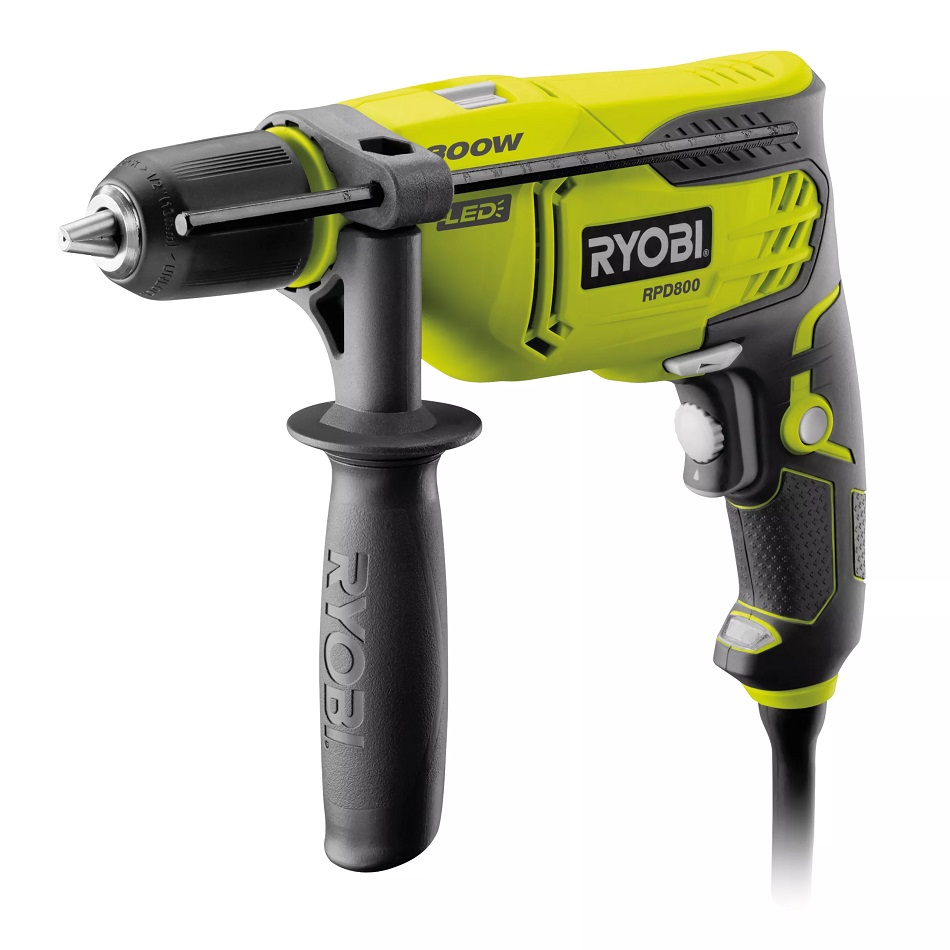 Ryobi RPD800-K -Iskuporakone 800 W Laukussa