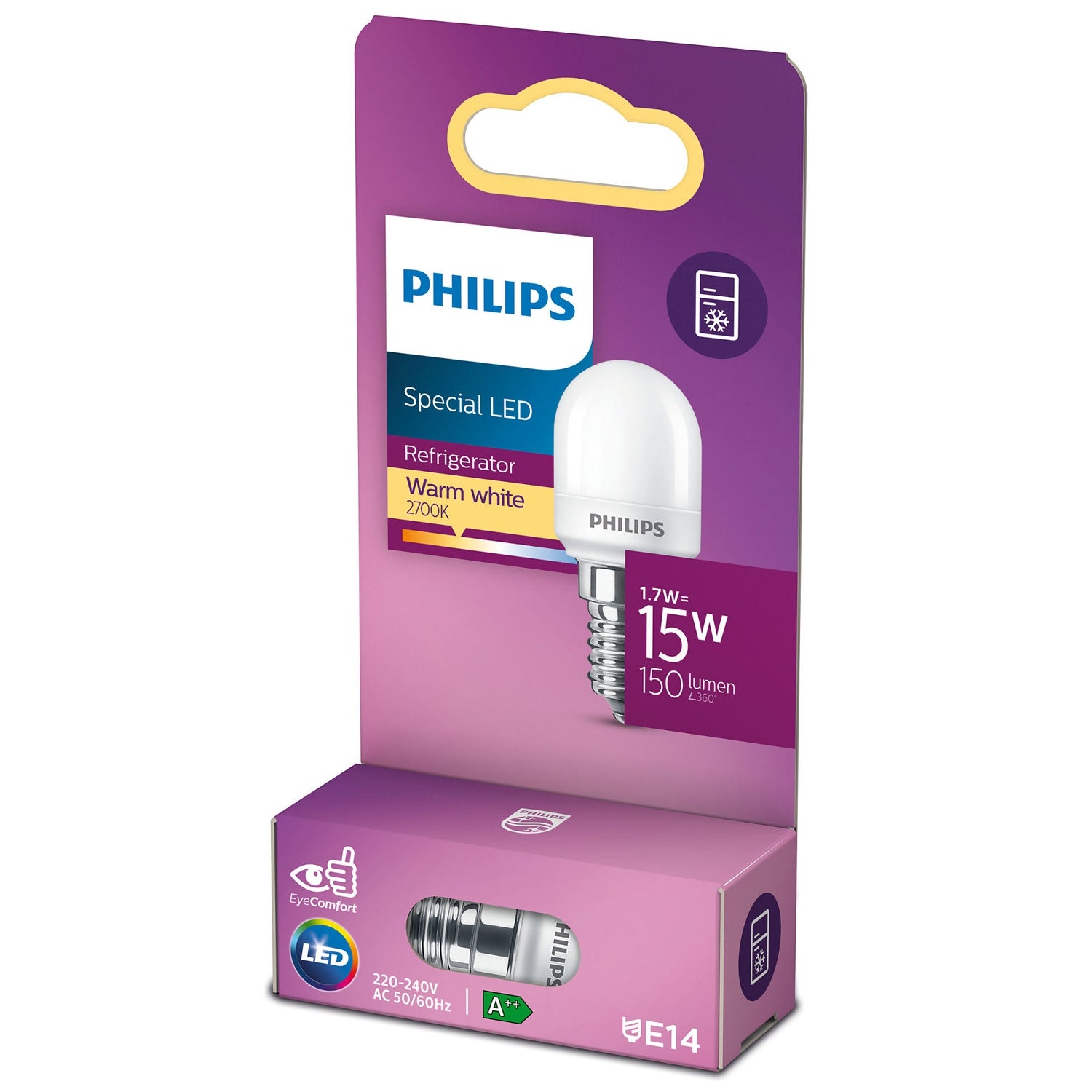 Philips LED-lamppu E14 T25 1,7 W lämmin valkoinen 150 lm