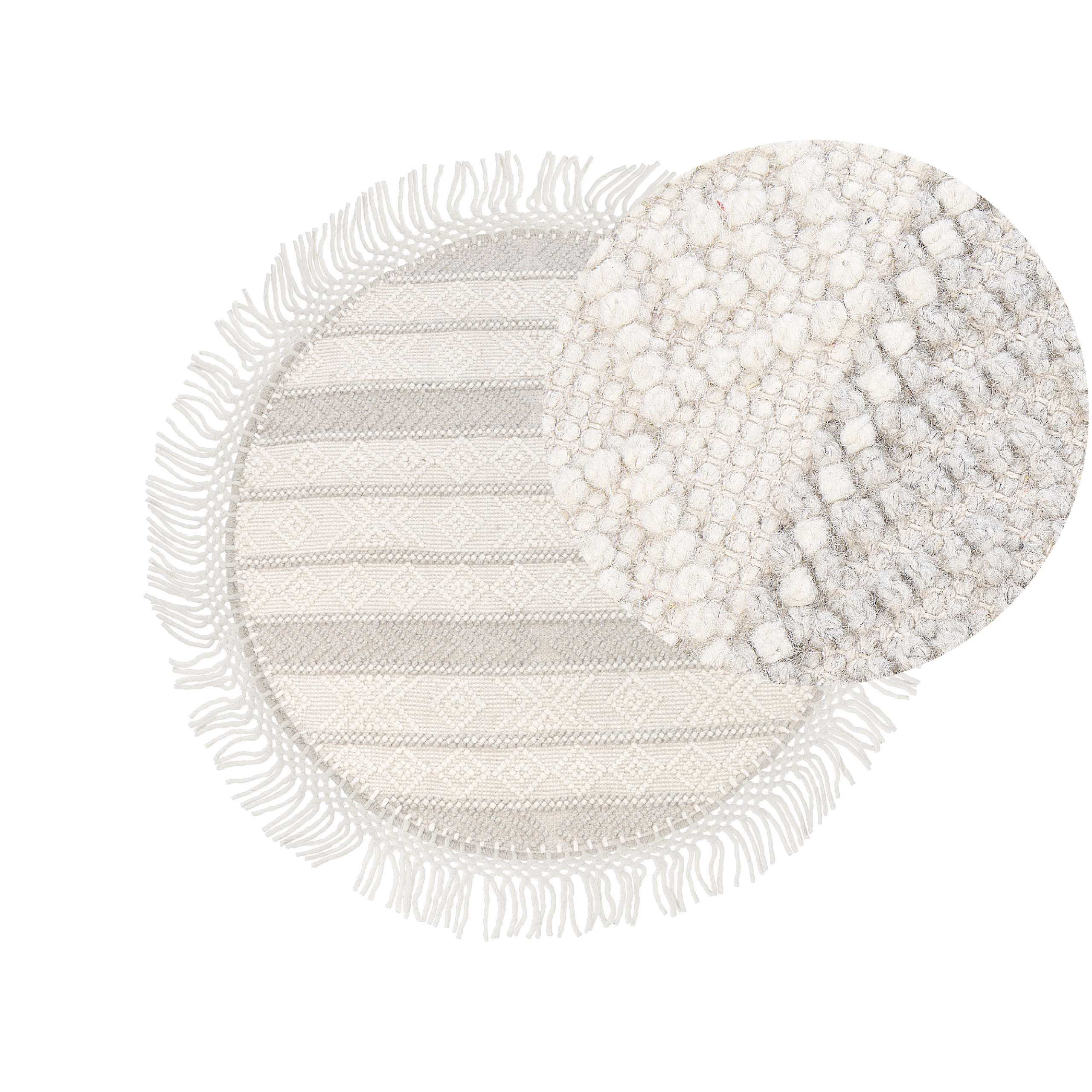 Matto BALTALAR Beige ø 140 cm Villa