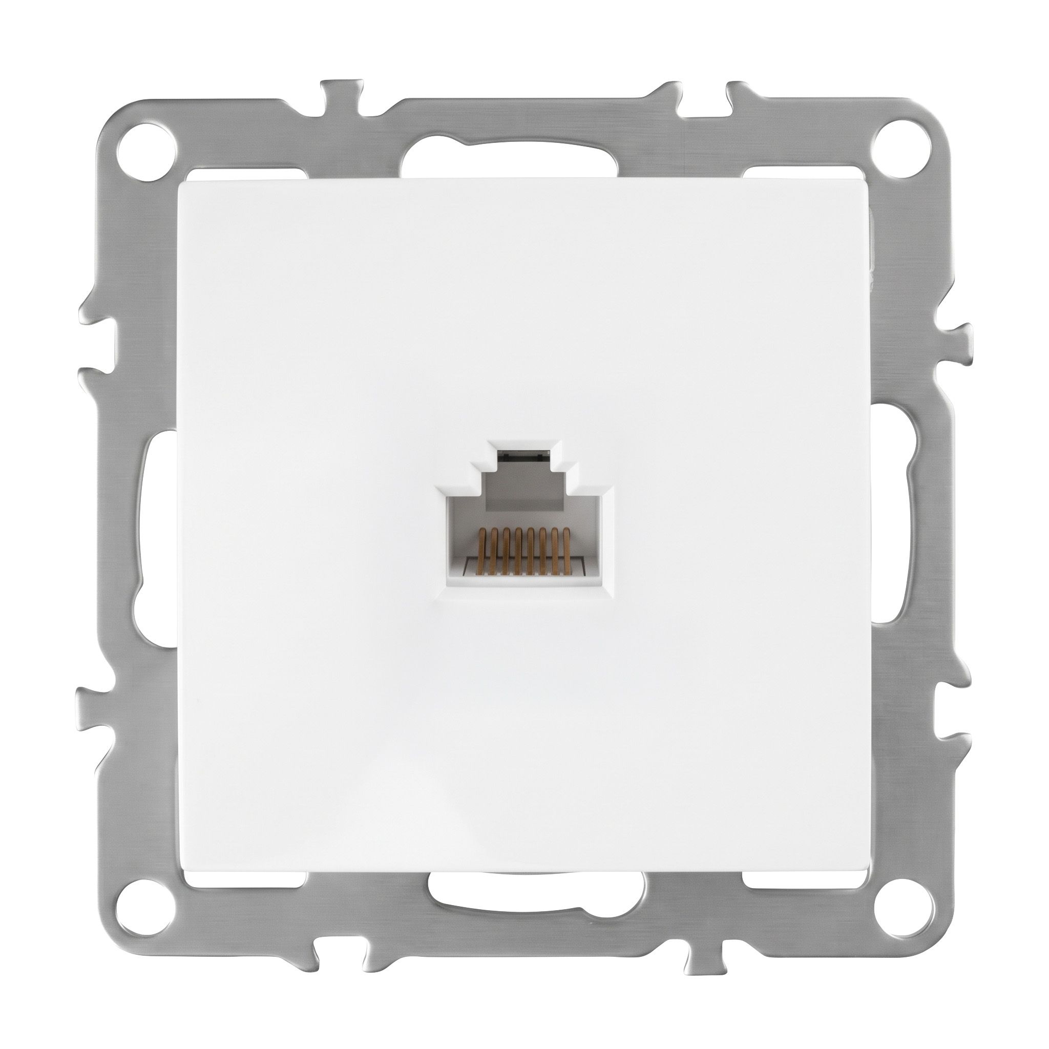 Toolight RJ45-pistorasia OSTE JNH010-S Valkoinen 3x7, 4x7, 4cm