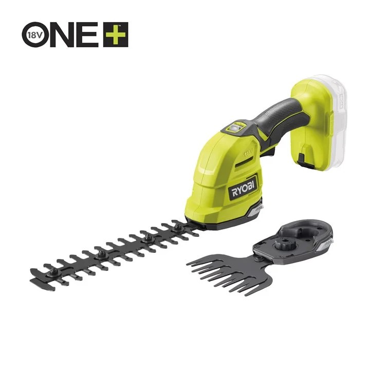 Ryobi RY18GSA-0 ONE+ 18V -Akkuruoho- ja pensassakset 2-in-1, Runko