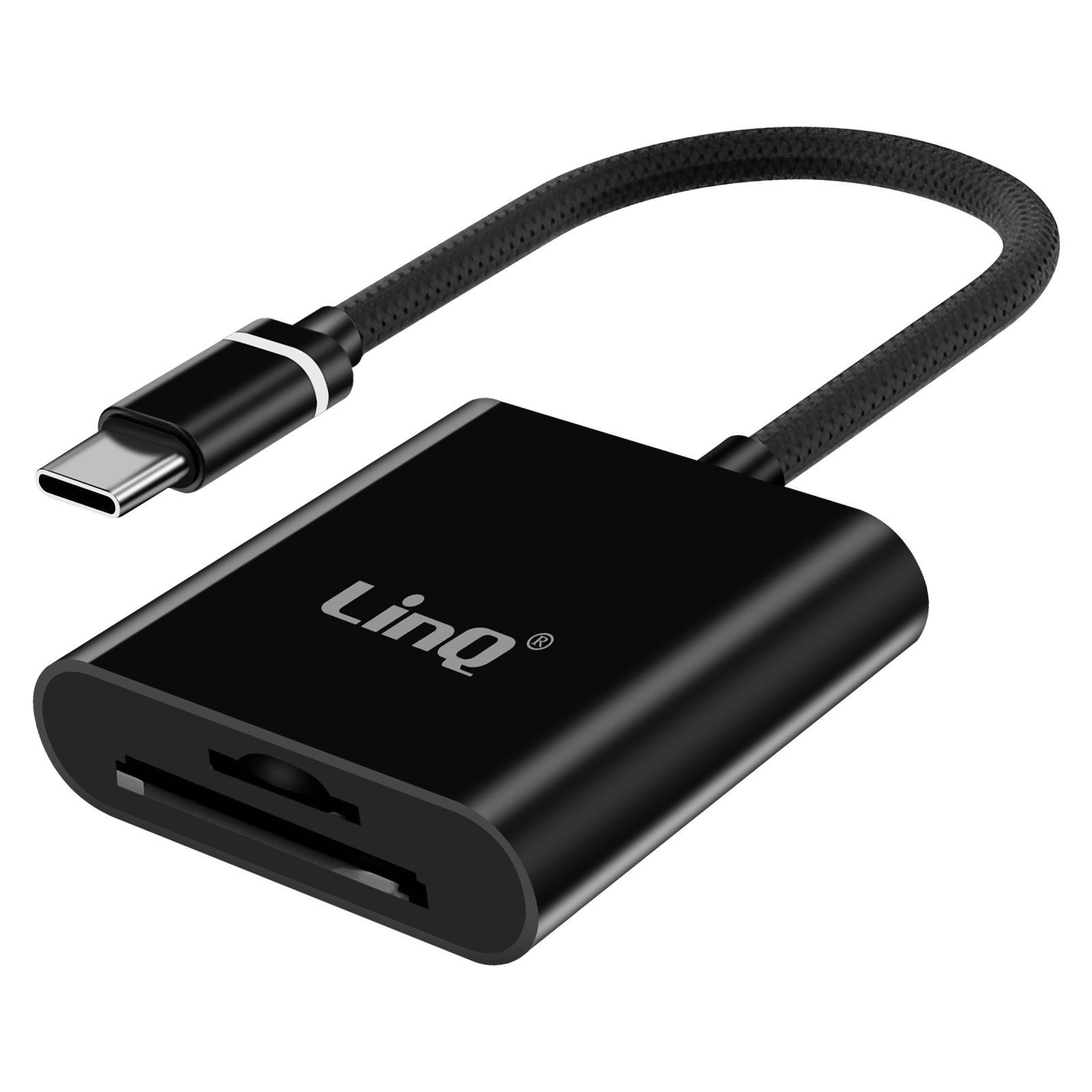 MicroSD/SD Kortinlukija USB-C Nopea Siirto Ultra Kompakti