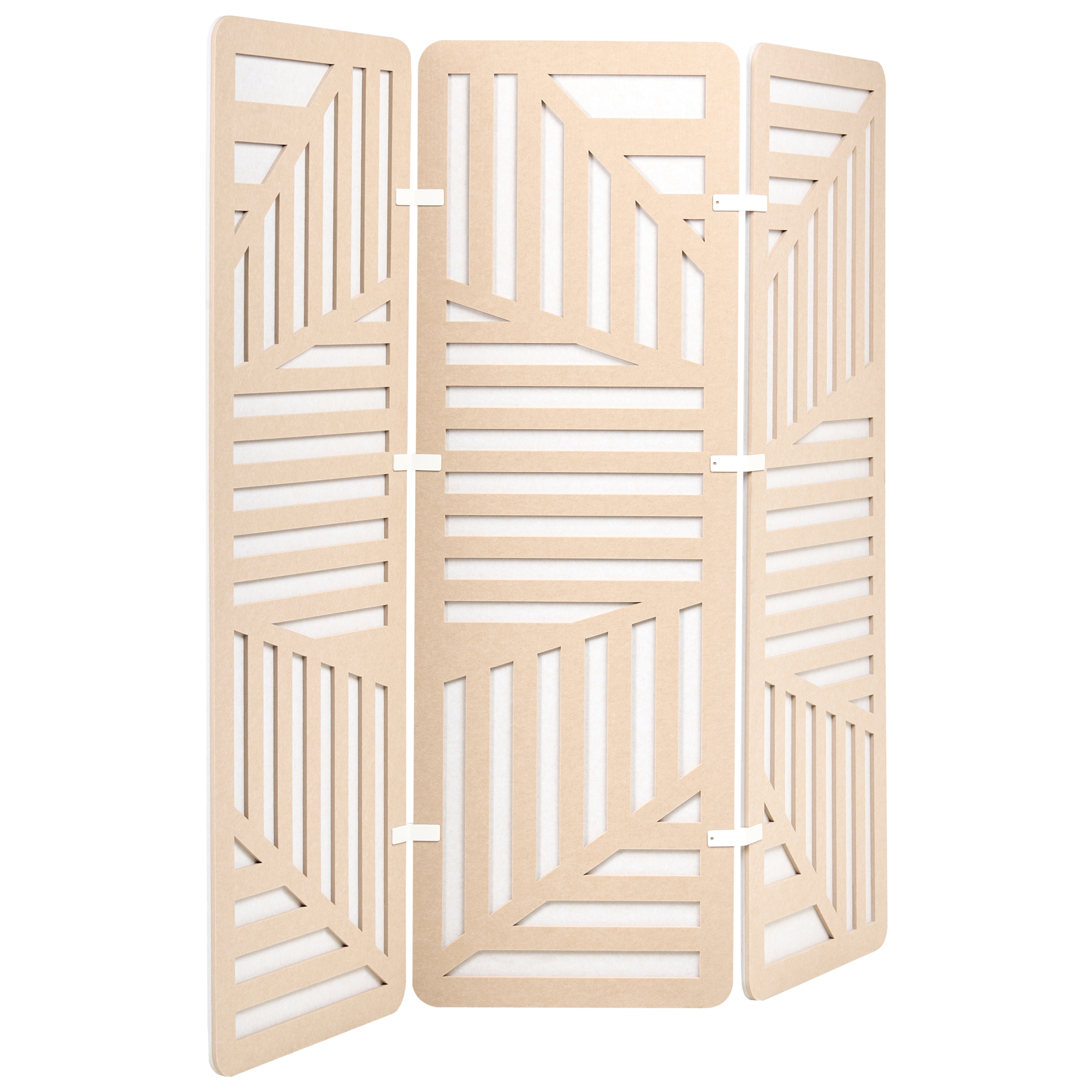 Toimiston tilanjakaja FUTURA 180 x 180 cm Beige