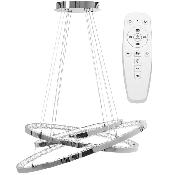 TOOLIGHT riippuva kattovalaisin APP772-3CP vaaleanharmaa, 77x77x100cm