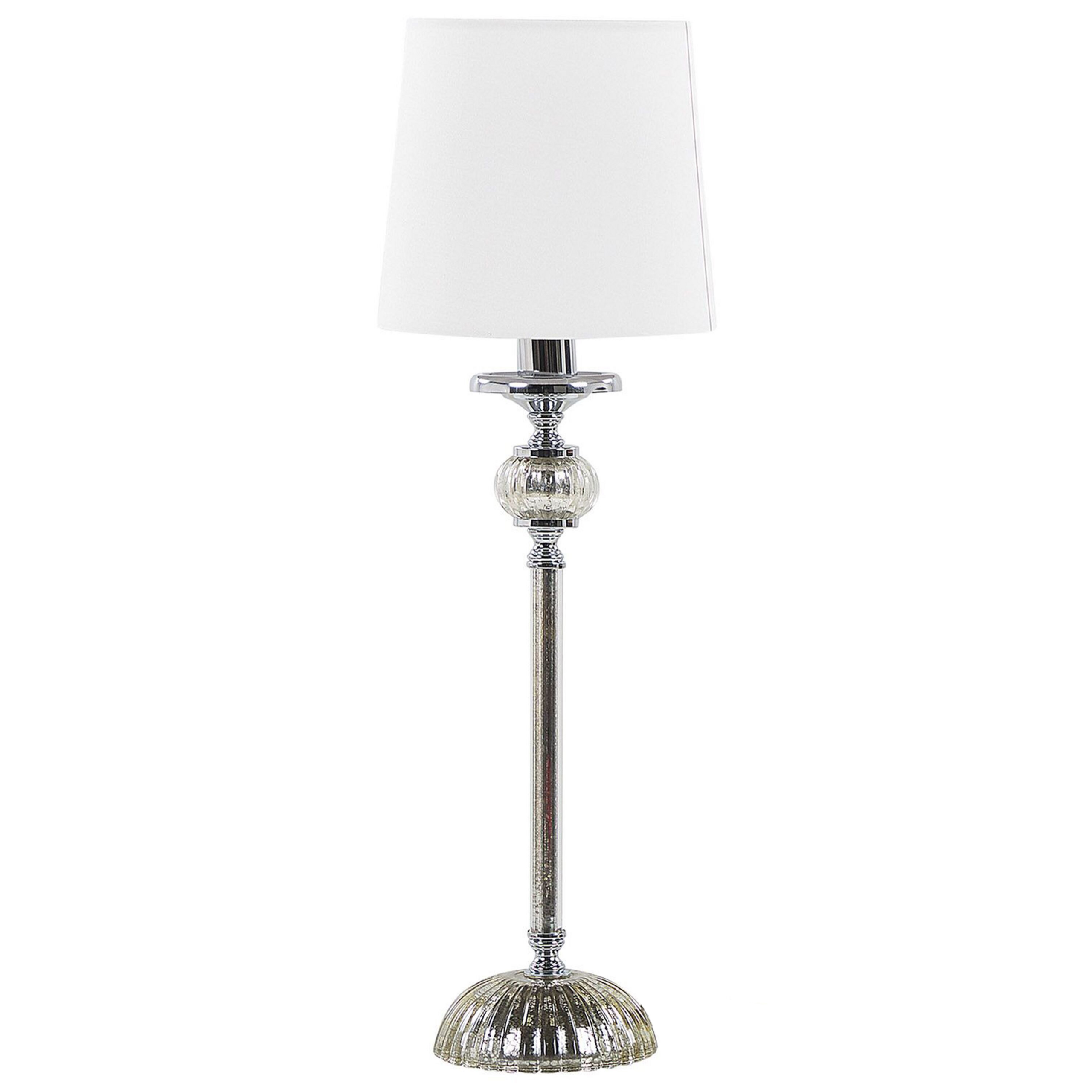 Pöytävalaisin KUBENA metalli Valkoinen