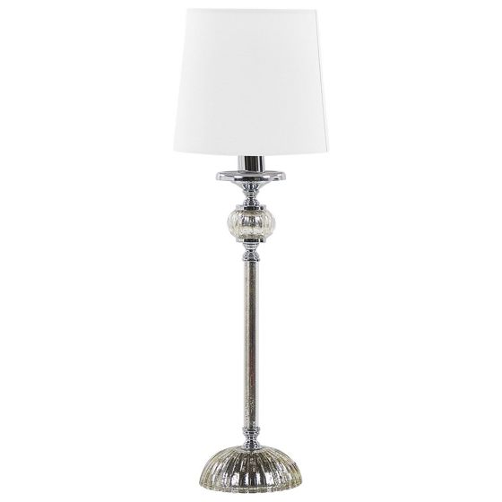 Pöytävalaisin KUBENA metalli Valkoinen